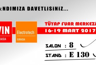 Мы будем на выставке TÜYAP 16-19 марта.